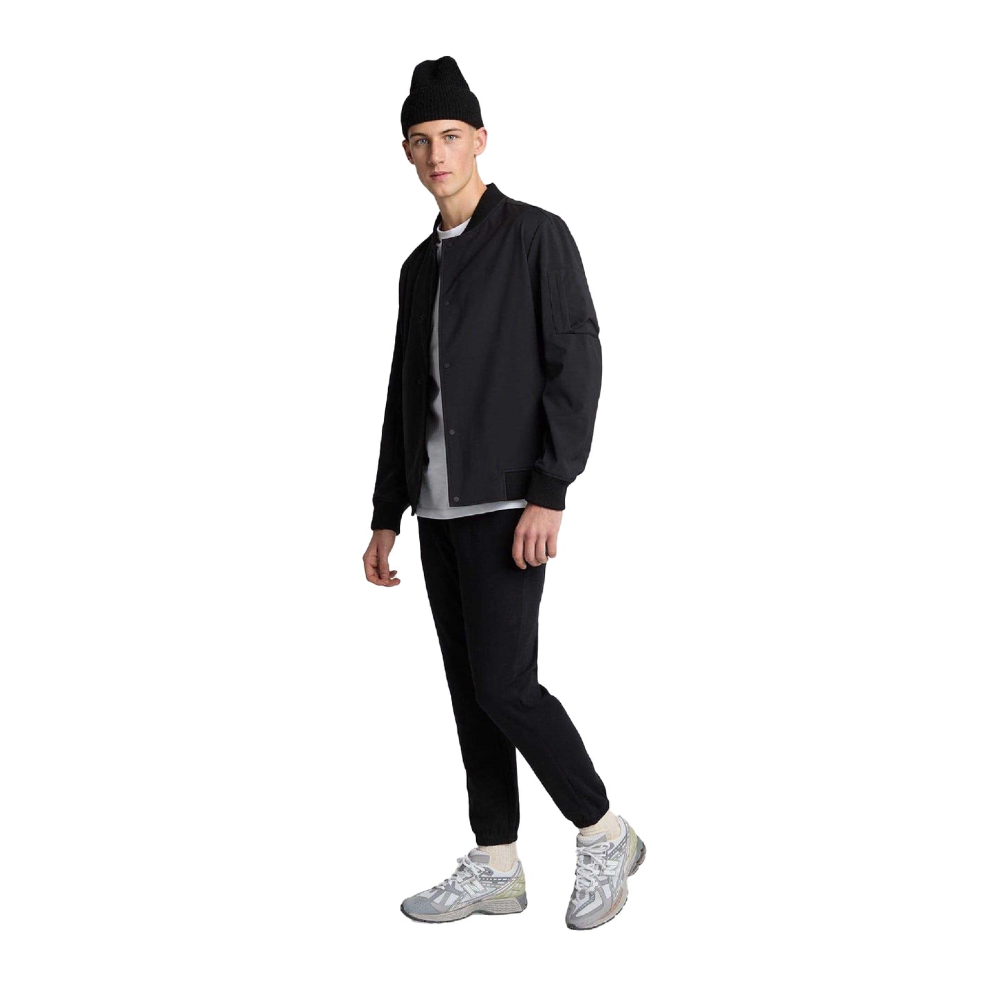 Black - Lifestyle - Lyle & Scott Mens Ribbed Waistband Sweatpants