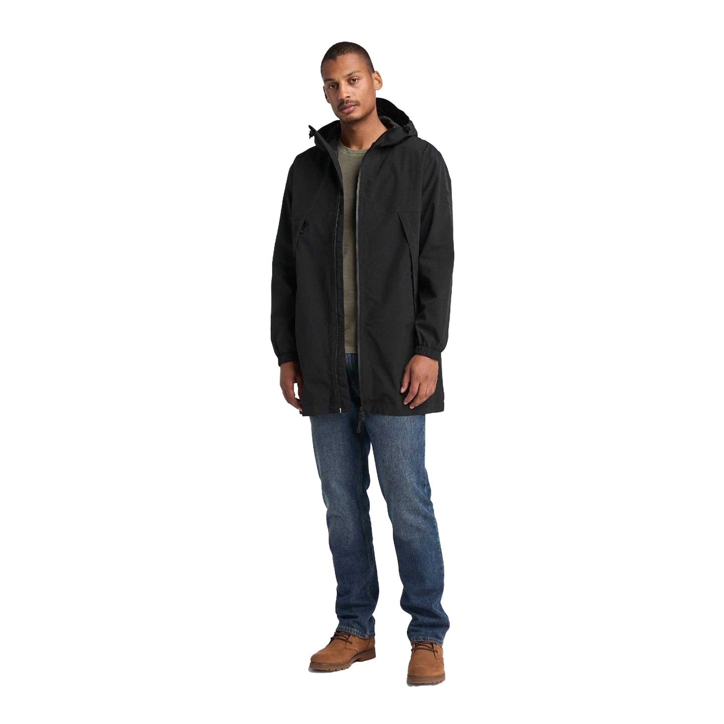 Black - Close up - Timberland Mens Winnick Waterproof Jacket