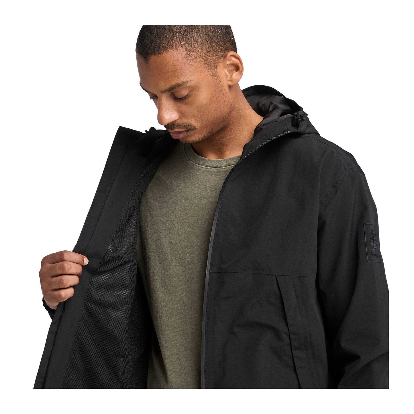 Black - Pack Shot - Timberland Mens Winnick Waterproof Jacket