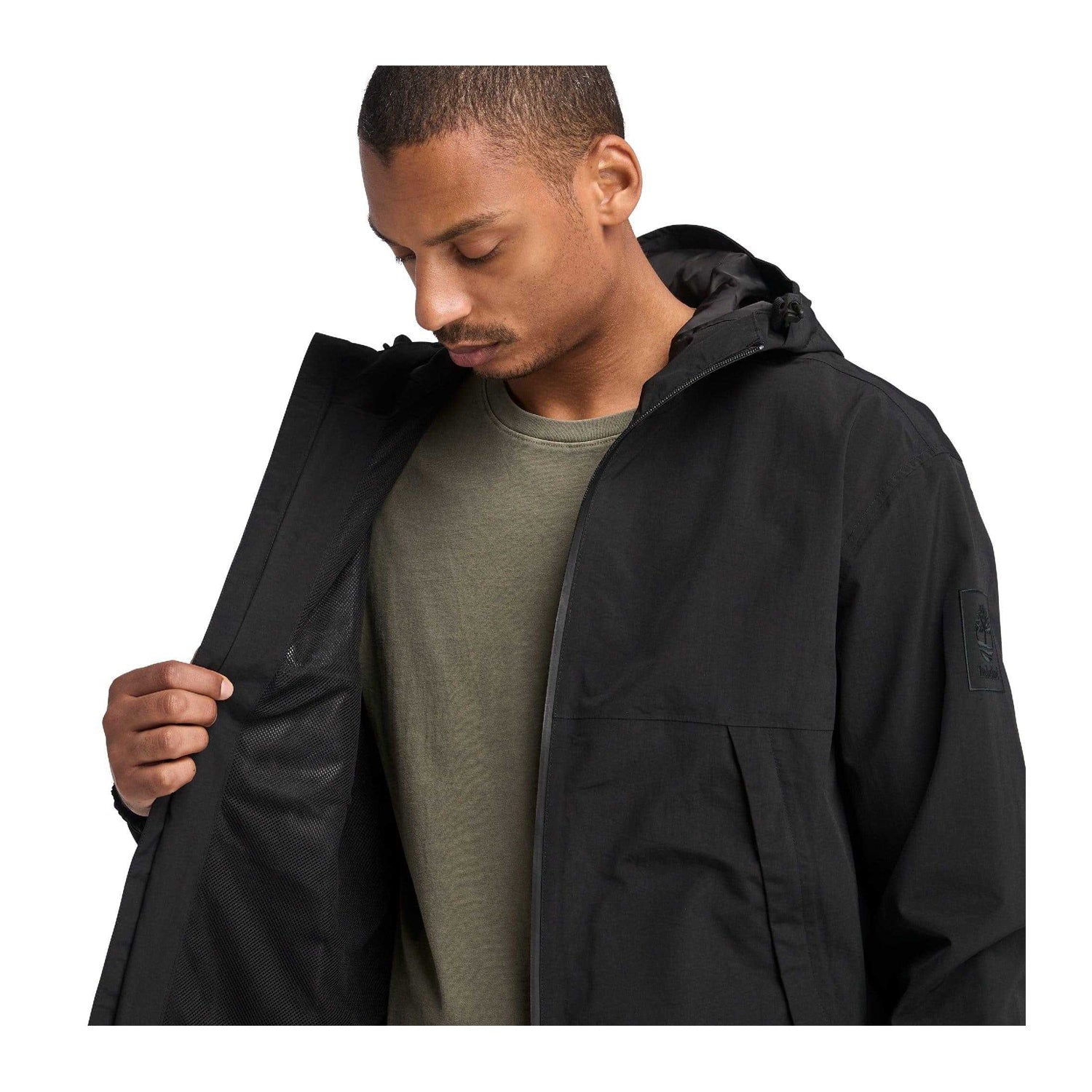 Black - Pack Shot - Timberland Mens Winnick Waterproof Jacket