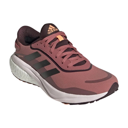 Red - Front - Adidas Womens-Ladies Supernova GORE-TEX Running Trainers