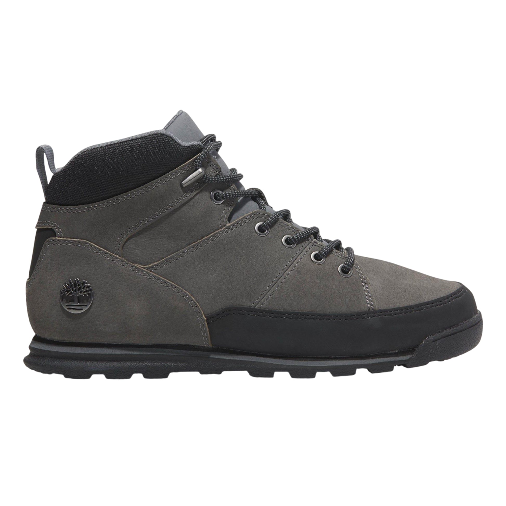 Grey - Lifestyle - Timberland Mens Euro Rock Leather Mid Cut Boots