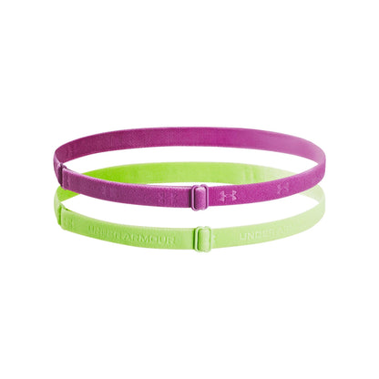 Purple - Front - Under Armour Unisex Adult Mini Adjustable Headband