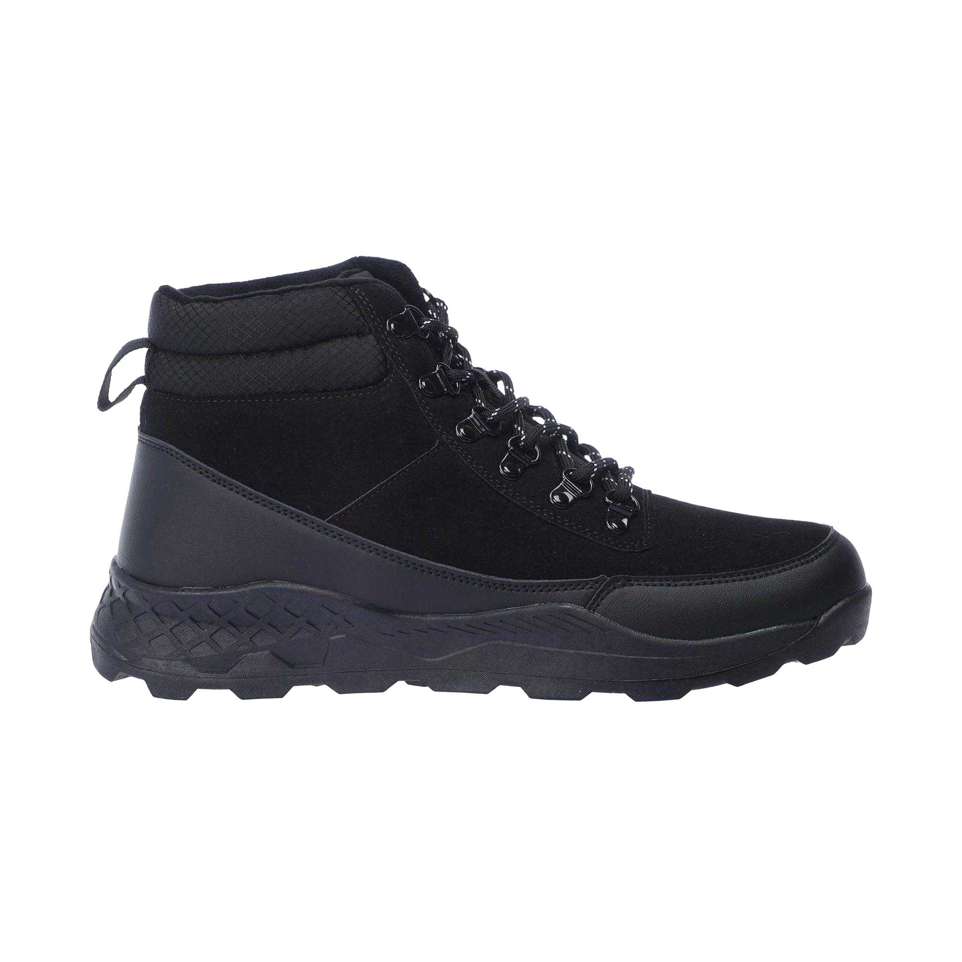 Black - Side - Kings Will Dream Mens Kinraig Faux Suede Ankle Boots