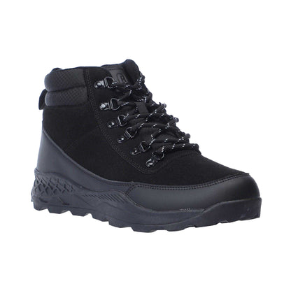 Black - Front - Kings Will Dream Mens Kinraig Faux Suede Ankle Boots