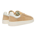 Brown - Back - Lacoste Womens-Ladies Baseshot Premium Suede Trainers