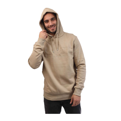 Beige - Lifestyle - Gant Mens Archive Shield Tonal Hoodie