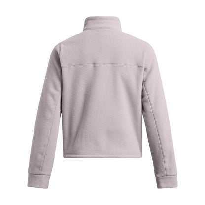 Grey - Back - Under Armour Womens-Ladies Expanse Half Zip Fleece Top