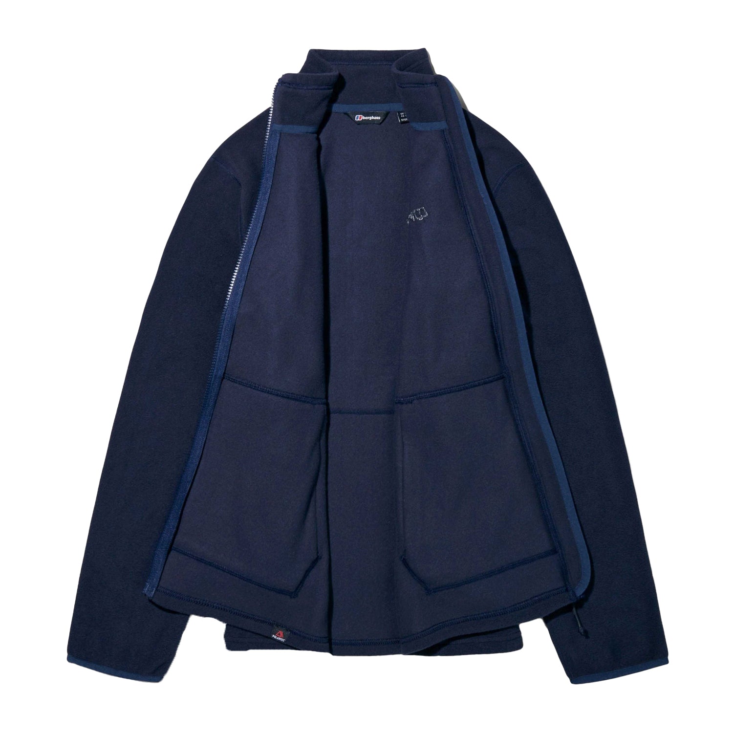 Dark Blue - Side - Berghaus Womens-Ladies Prism 2.0 Micro InterActive Fleece