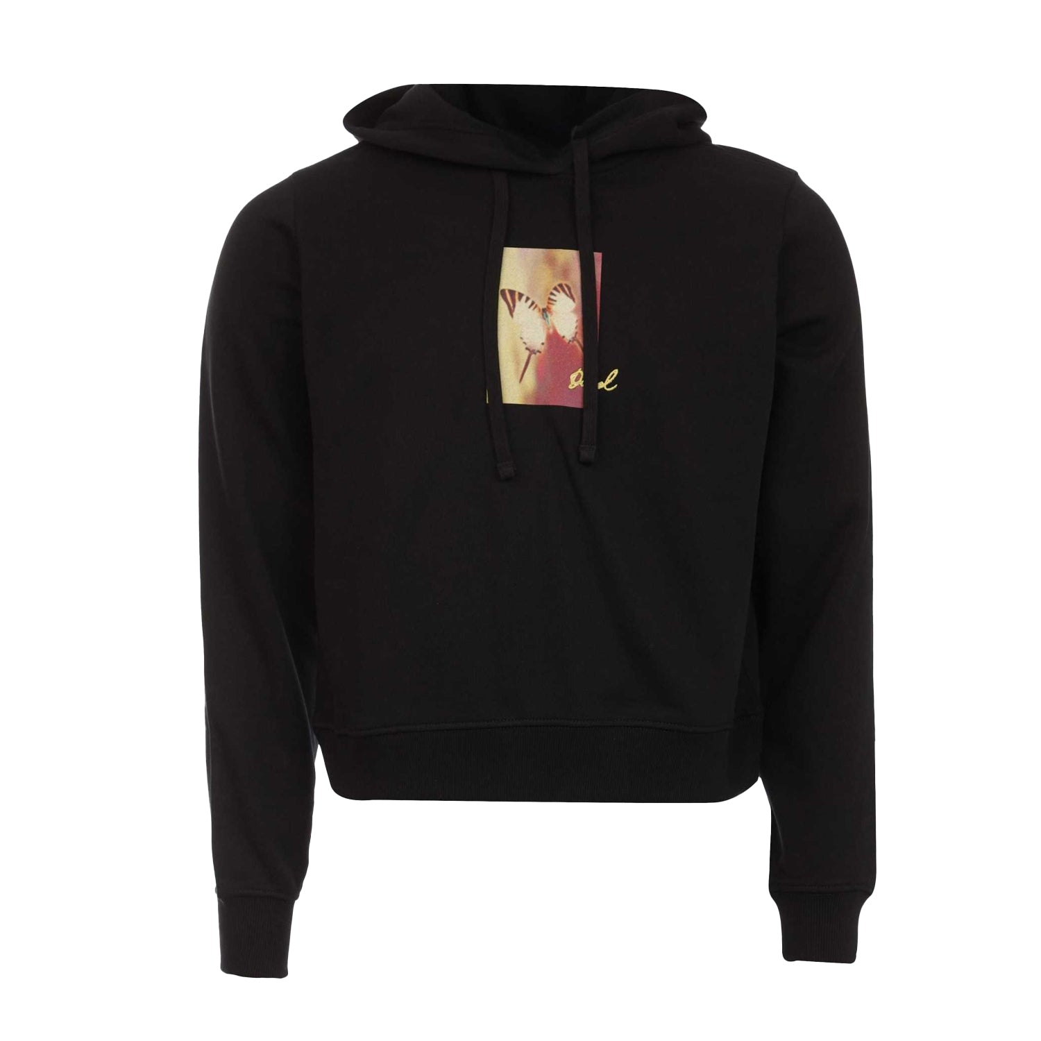 Black - Front - Diesel Womens-Ladies F-Reggy Hoodie