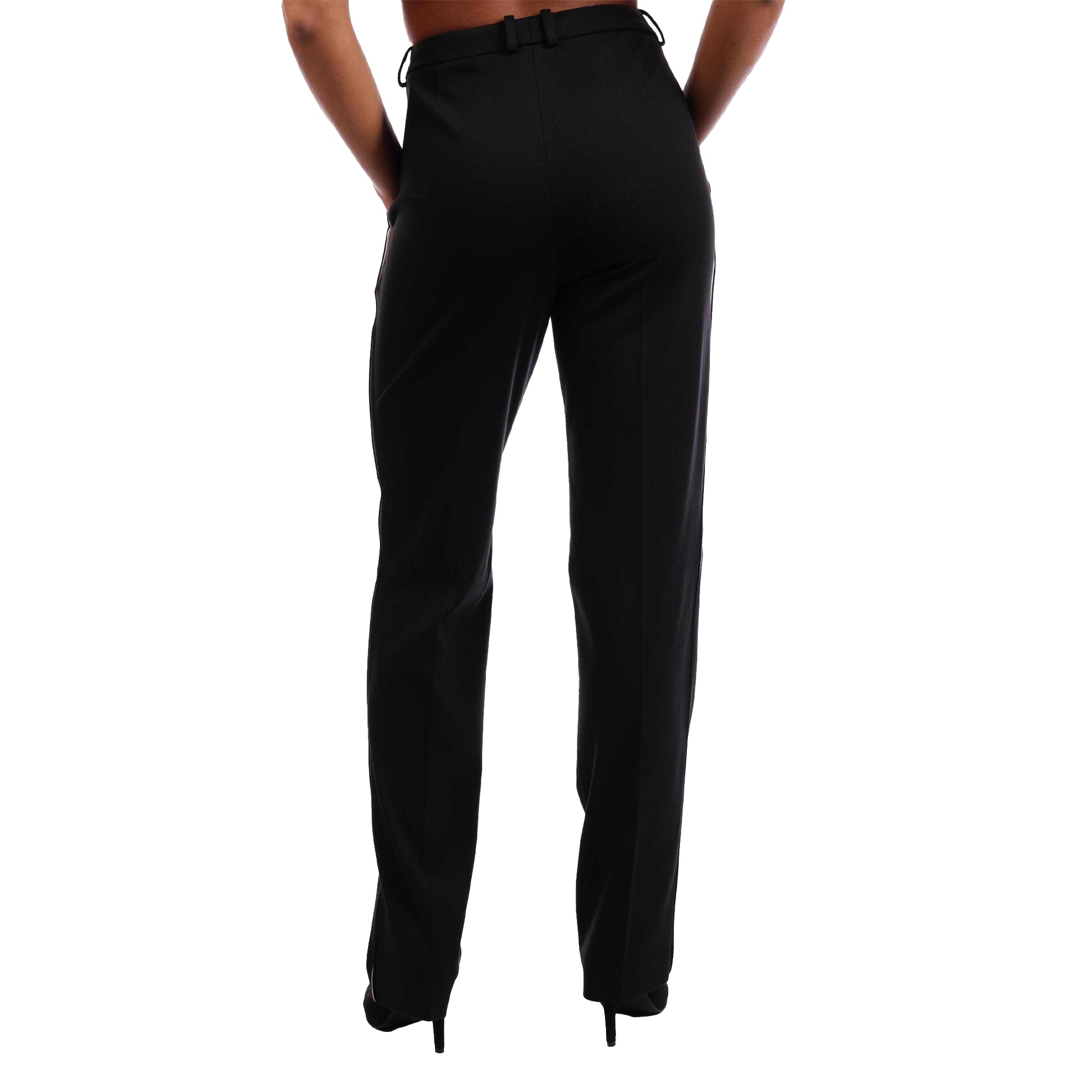 Black - Back - Boss Womens-Ladies Tameah 1 Trousers