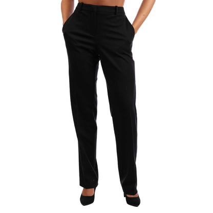 Black - Front - Boss Womens-Ladies Tameah 1 Trousers