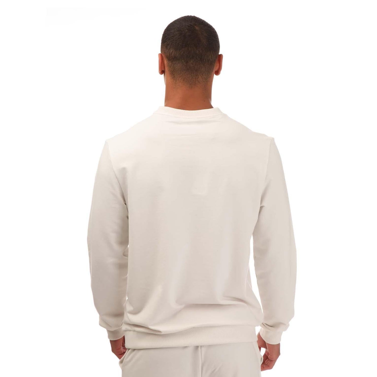 White - Back - Lacoste Unisex Adult Lounge Sweatshirt