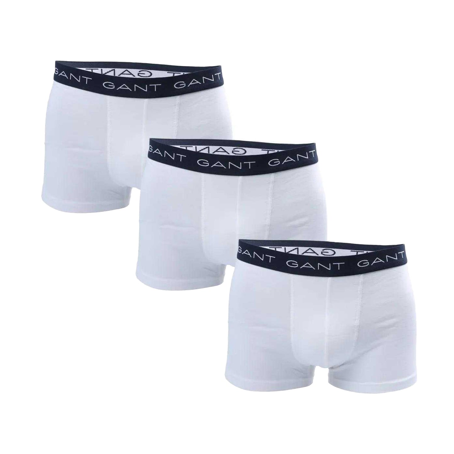 White - Front - Gant Mens Boxer Shorts (Pack of 3)