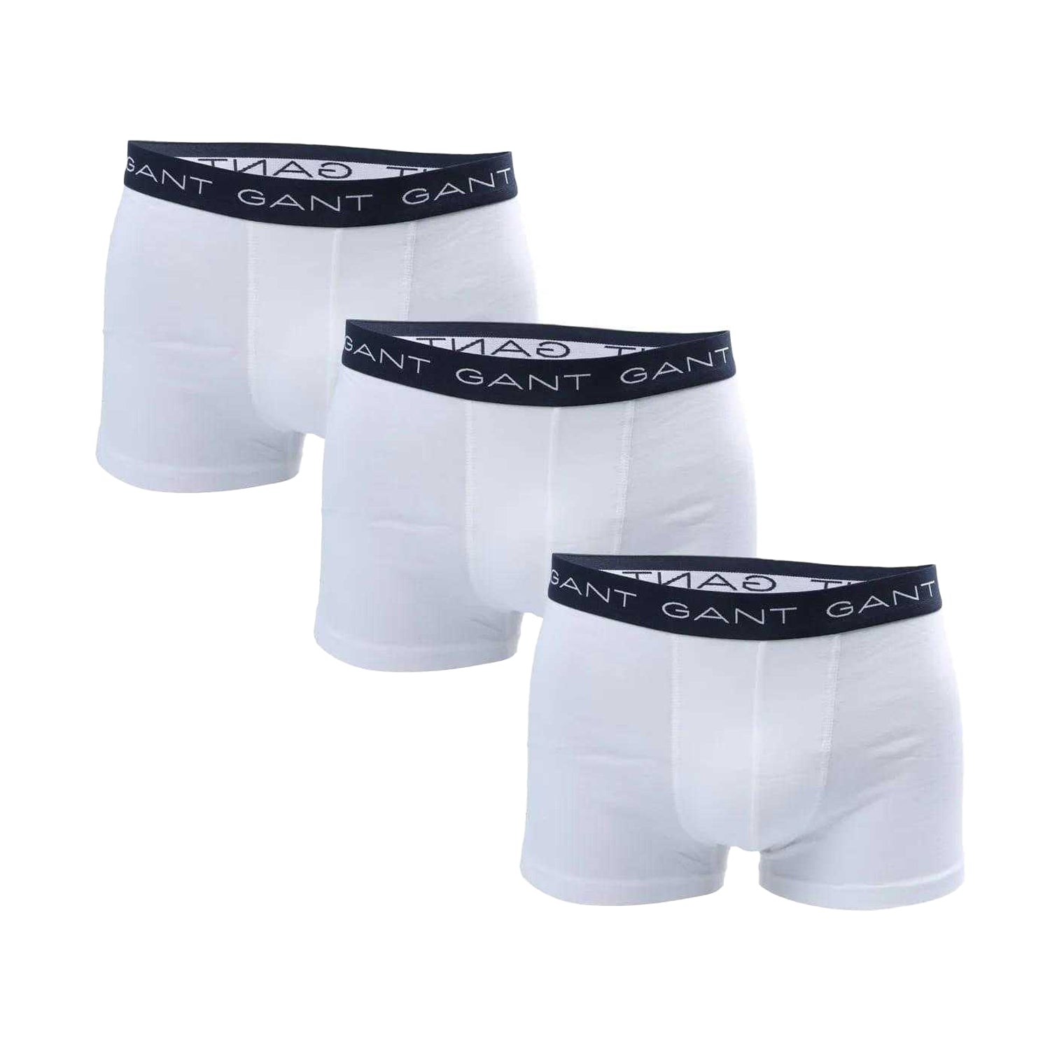 White - Front - Gant Mens Boxer Shorts (Pack of 3)