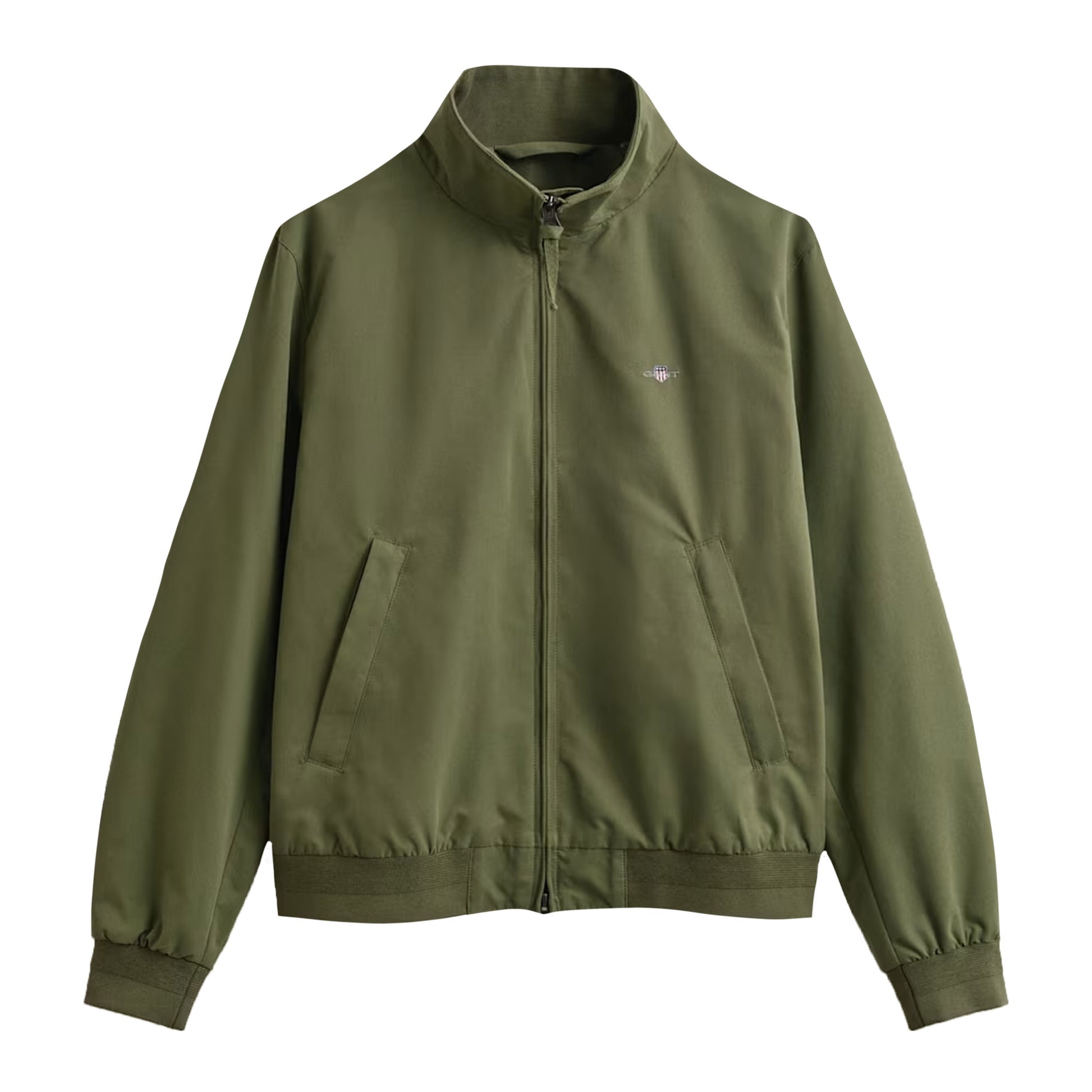 Green - Front - Gant Mens Hampshire Lightweight Jacket