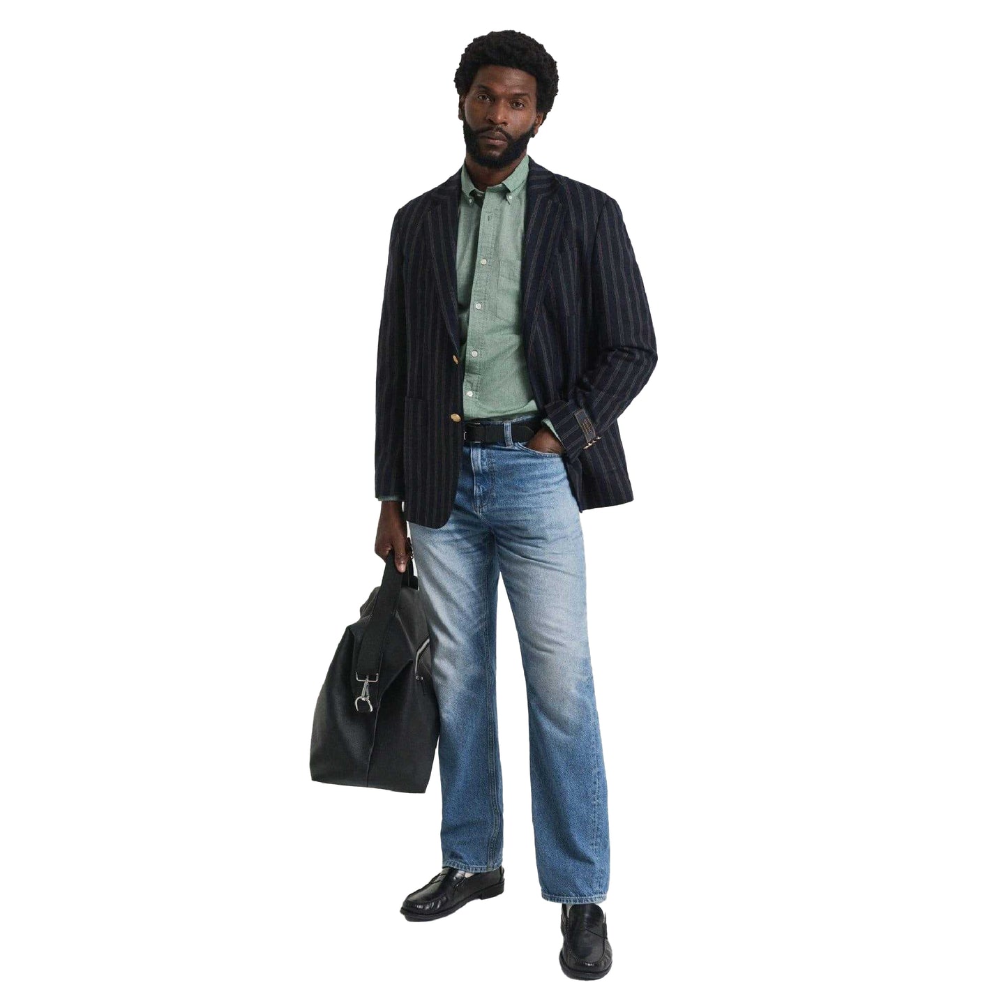 Green - Lifestyle - Gant Mens Classic Regular Long-Sleeved Shirt