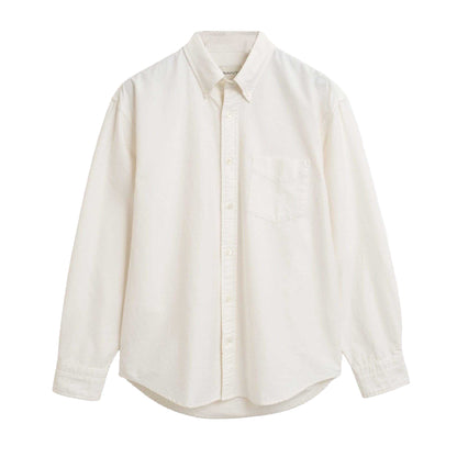 Cream - Front - Gant Mens Heritage Long-Sleeved Shirt