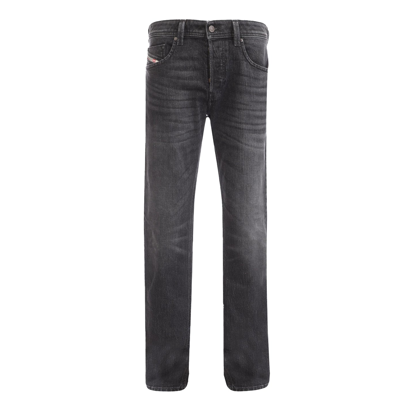 Black-Grey - Front - Diesel Mens Markee Jeans
