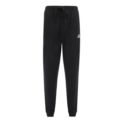Black - Front - Adidas Mens Essentials Cuffed Jogging Bottoms
