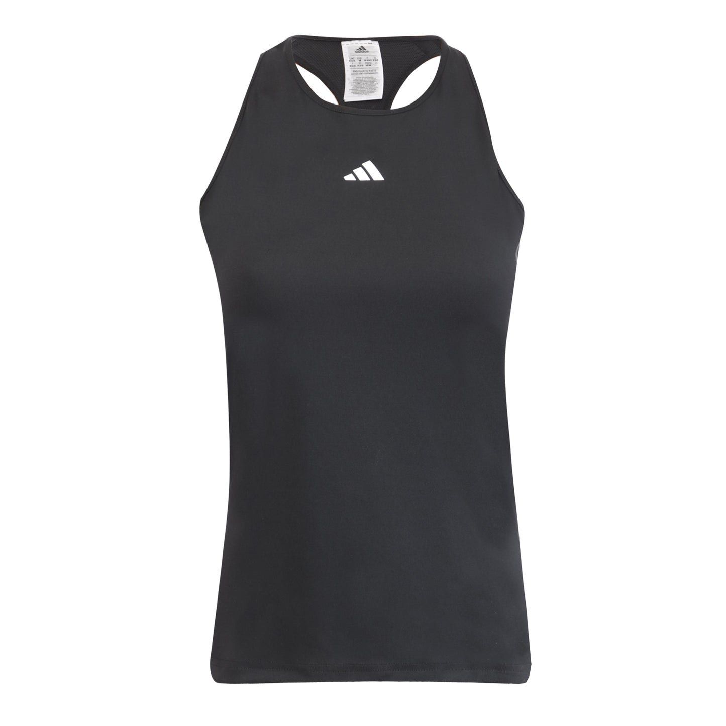 Black - Front - Adidas Womens-Ladies Train Tank Top