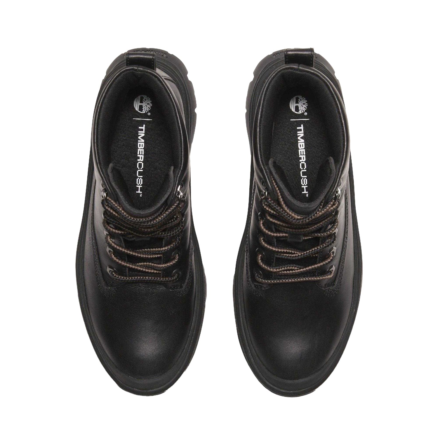 Black - Side - Timberland Womens-Ladies Roxie Lane Leather Lace Up Ankle Boots
