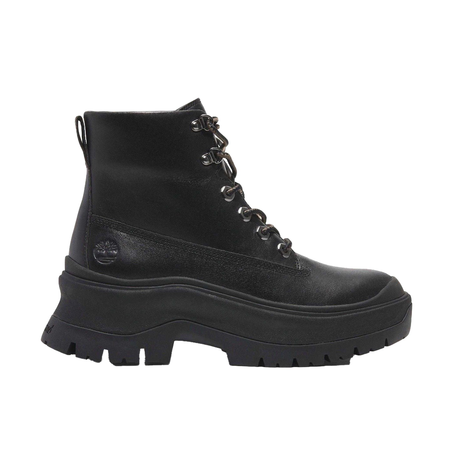 Black - Front - Timberland Womens-Ladies Roxie Lane Leather Lace Up Ankle Boots