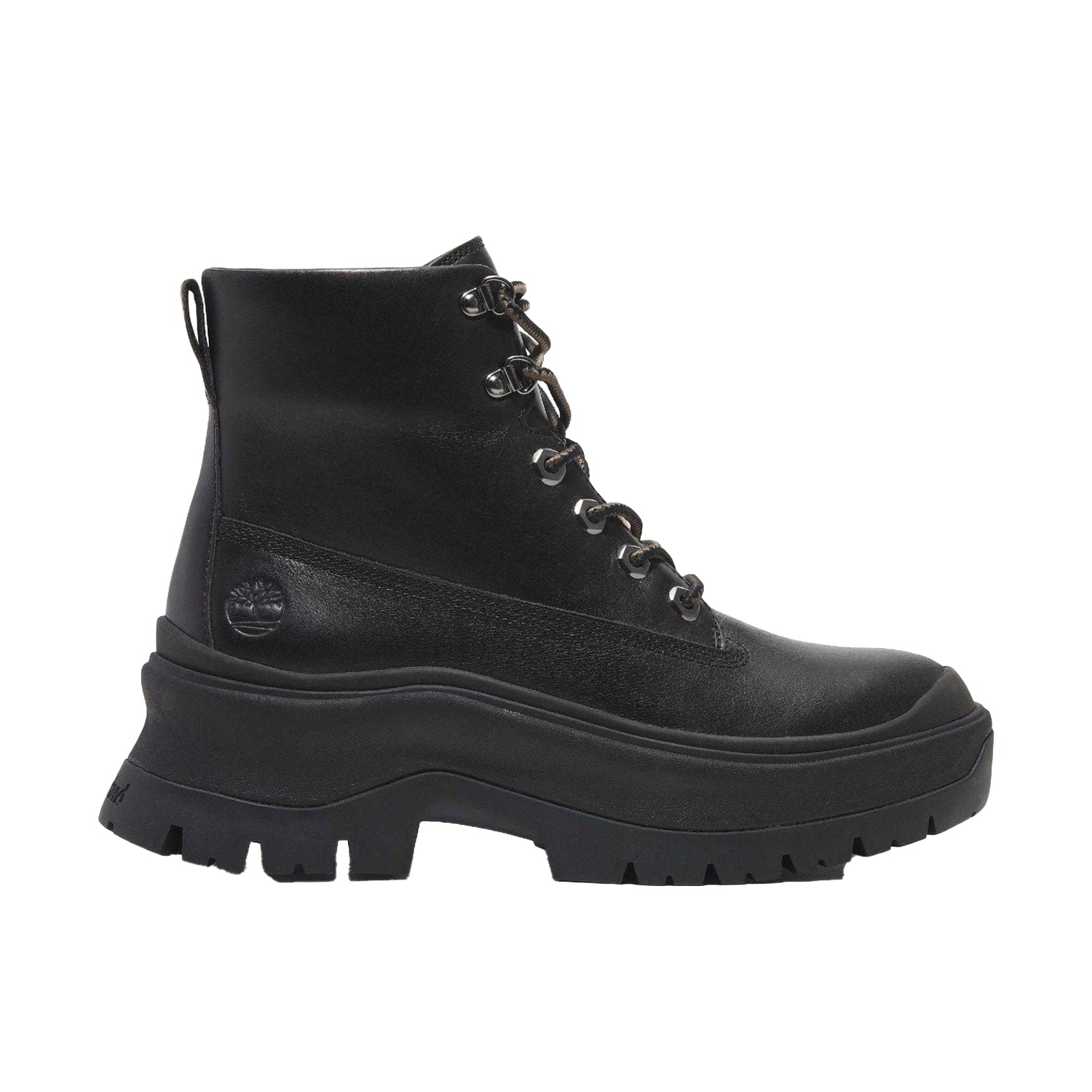 Black - Front - Timberland Womens-Ladies Roxie Lane Leather Lace Up Ankle Boots