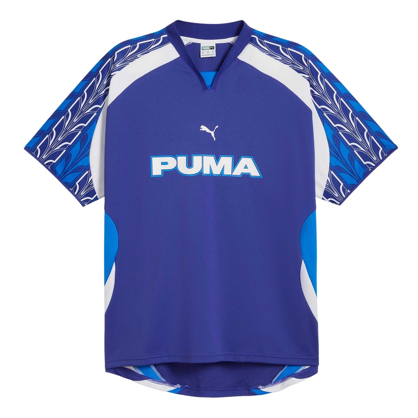 Blue - Front - Puma Unisex Adult Relaxed Fit Football Jersey