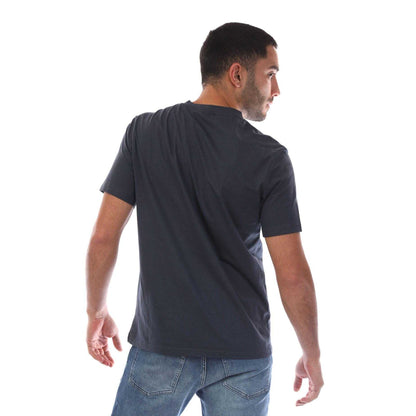 Navy - Back - Boss Mens Beach T-Shirt
