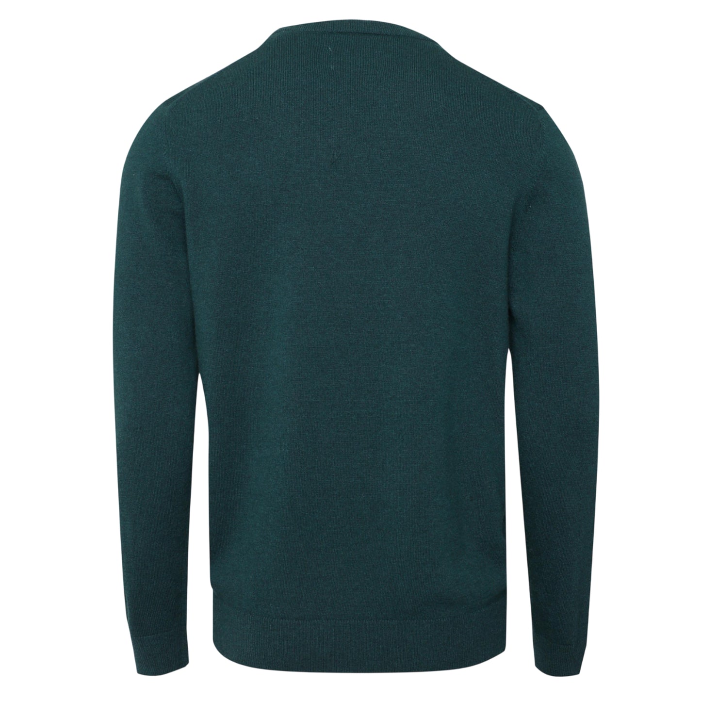 Green - Back - Gant Mens Lambswool Blend Crew Neck Sweatshirt