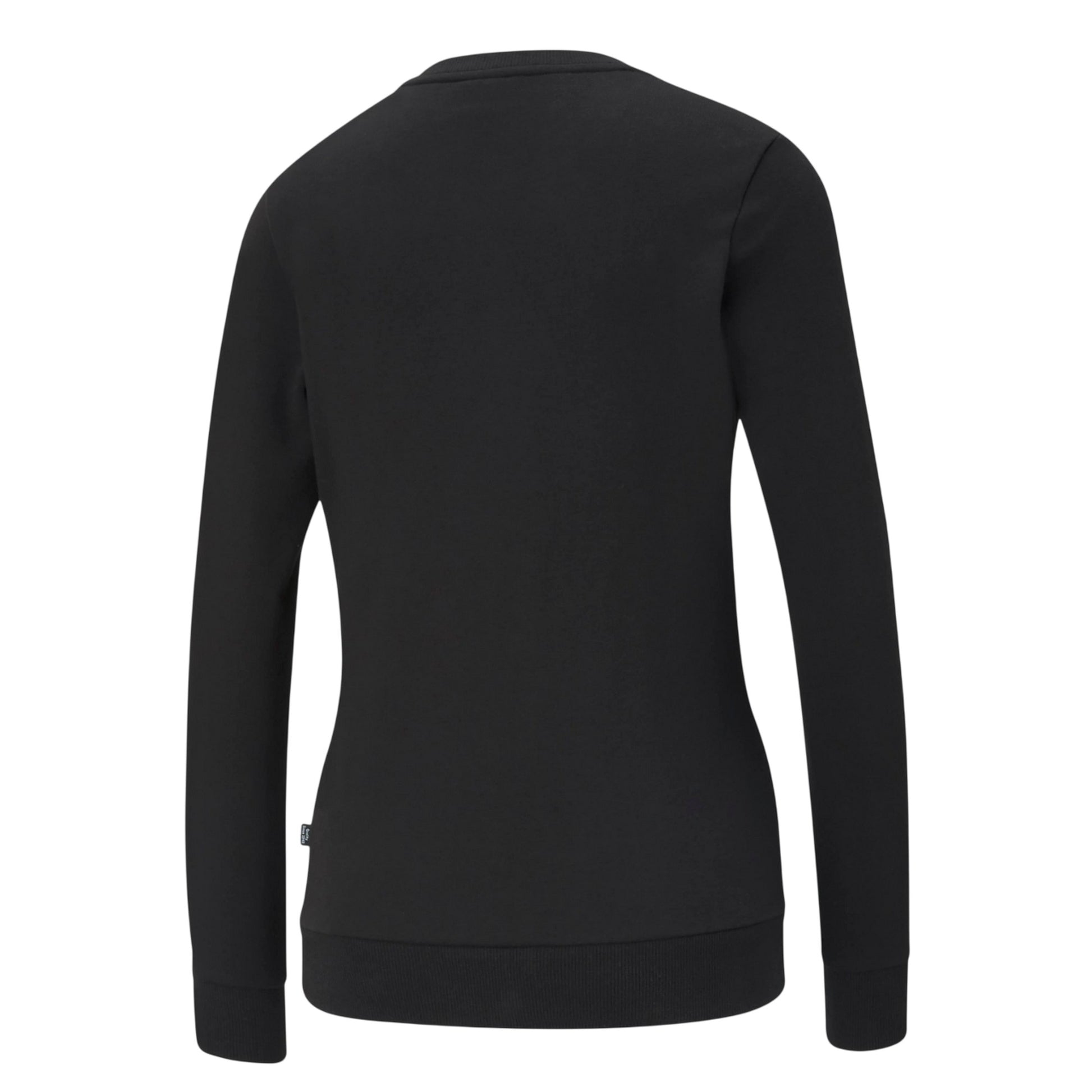 Black - Back - Puma Mens Essential Logo Crew Neck Sweatshirt