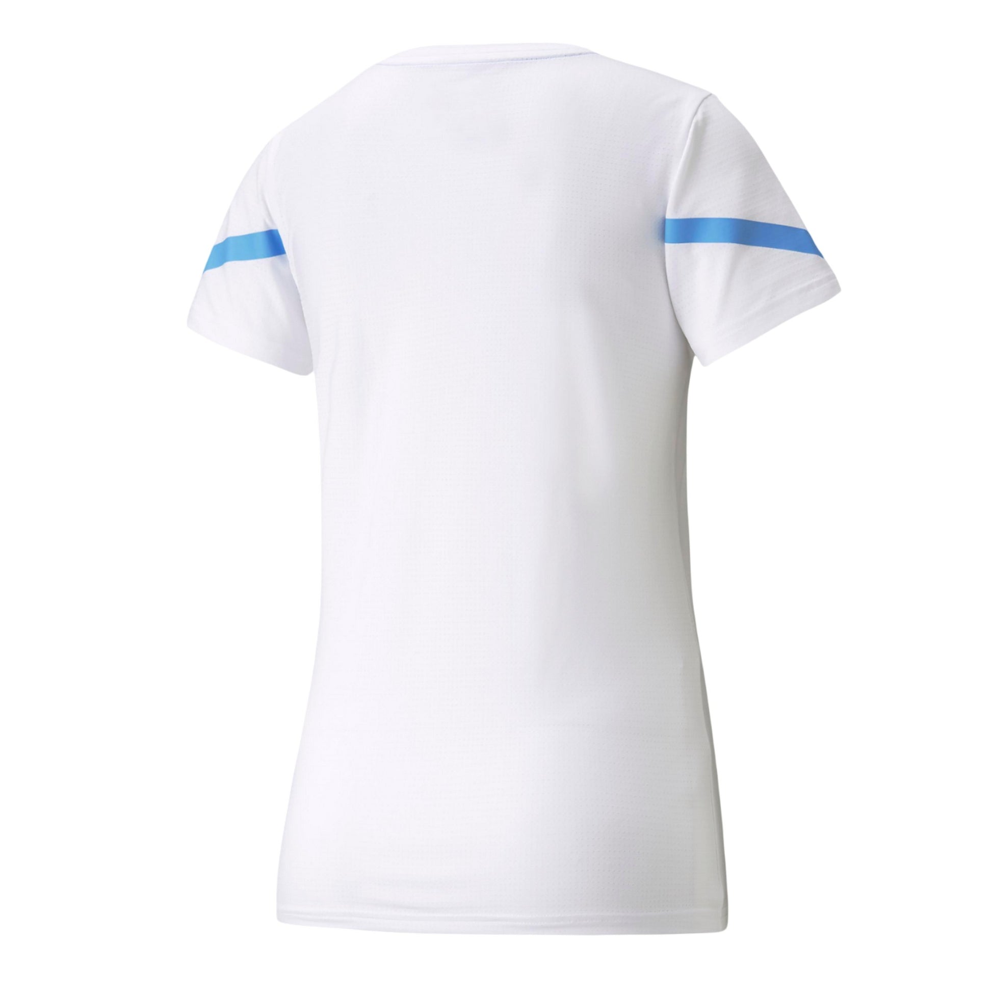 White-Blue - Back - Puma Mens Prematch Manchester City FC Jersey