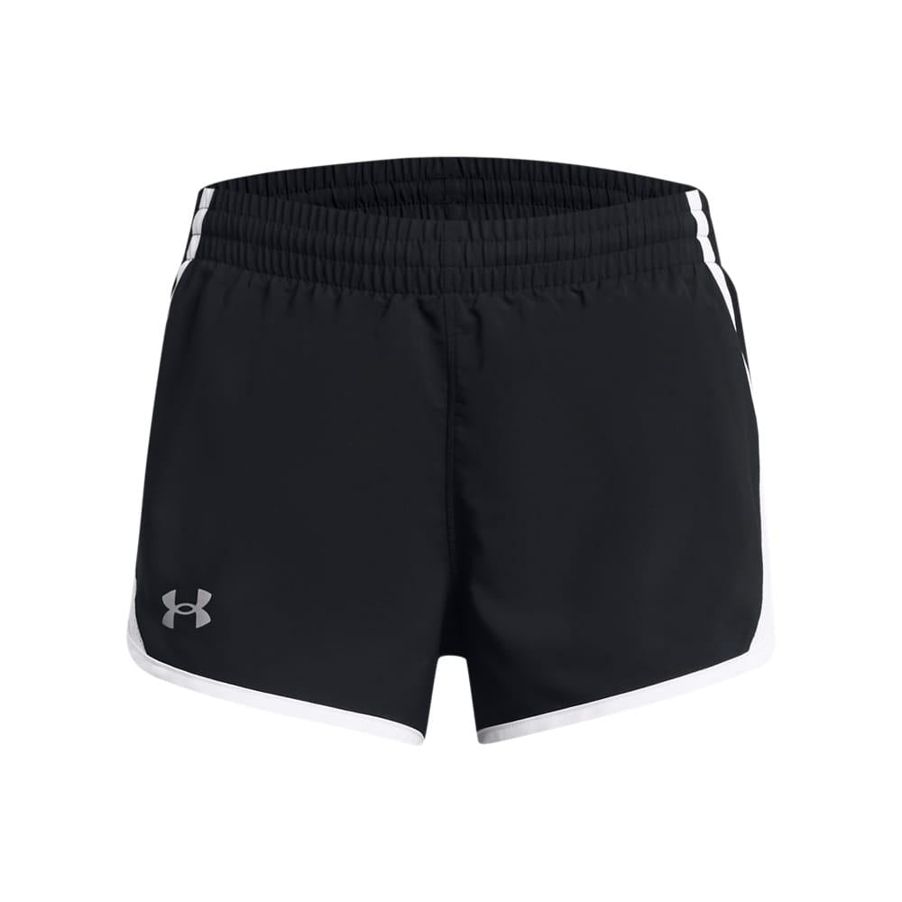 Black - Front - Under Armour Childrens-Kids Fly By Shorts