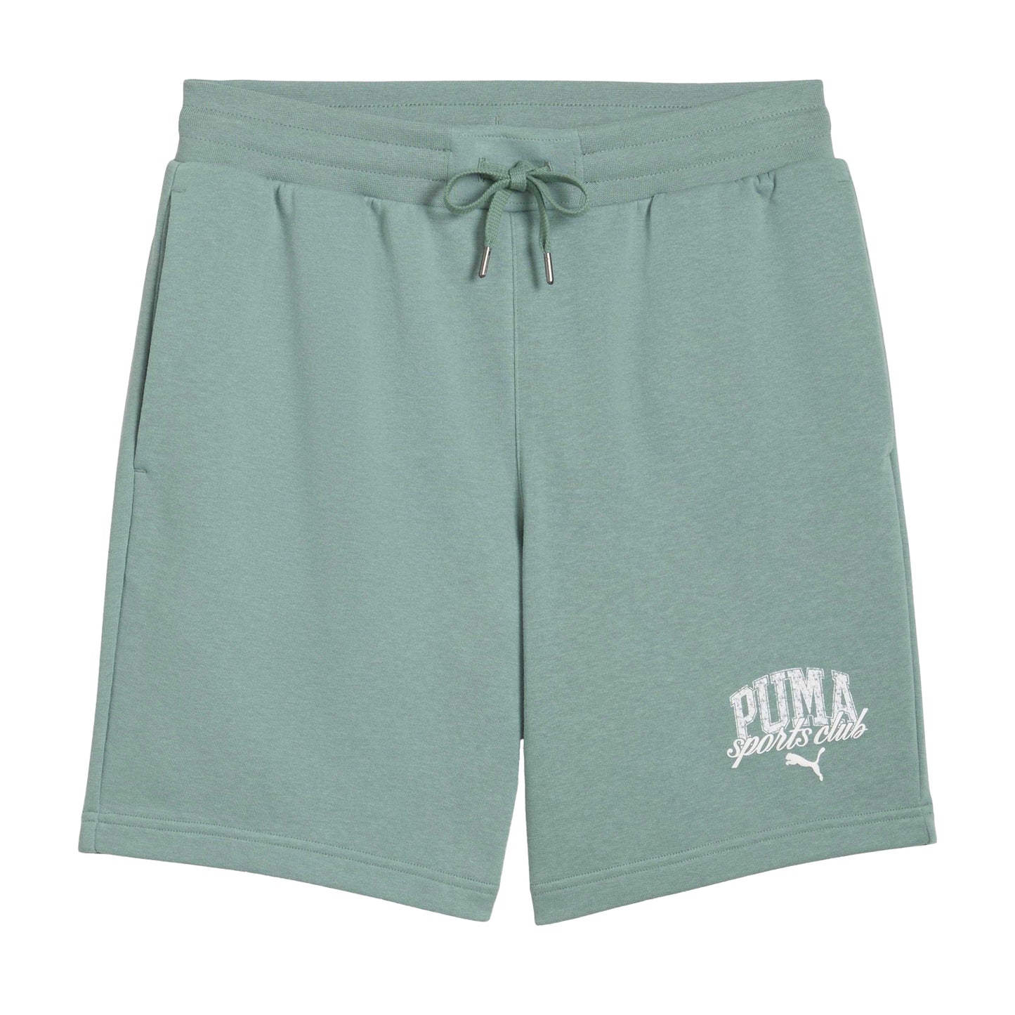 Green - Front - Puma Mens Logo Shorts