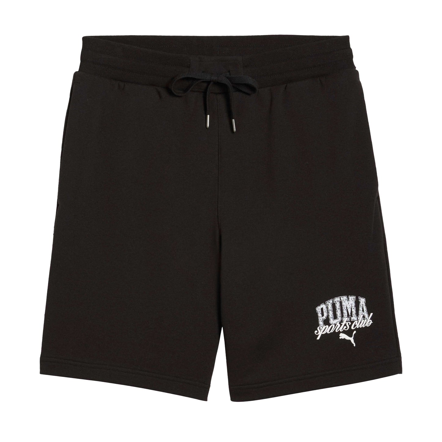 Black - Front - Puma Mens Logo Shorts