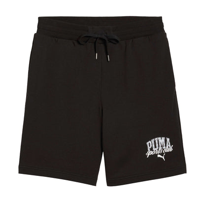 Black - Front - Puma Mens Logo Shorts