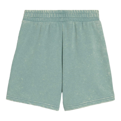 Green - Back - Puma Mens Washed Shorts