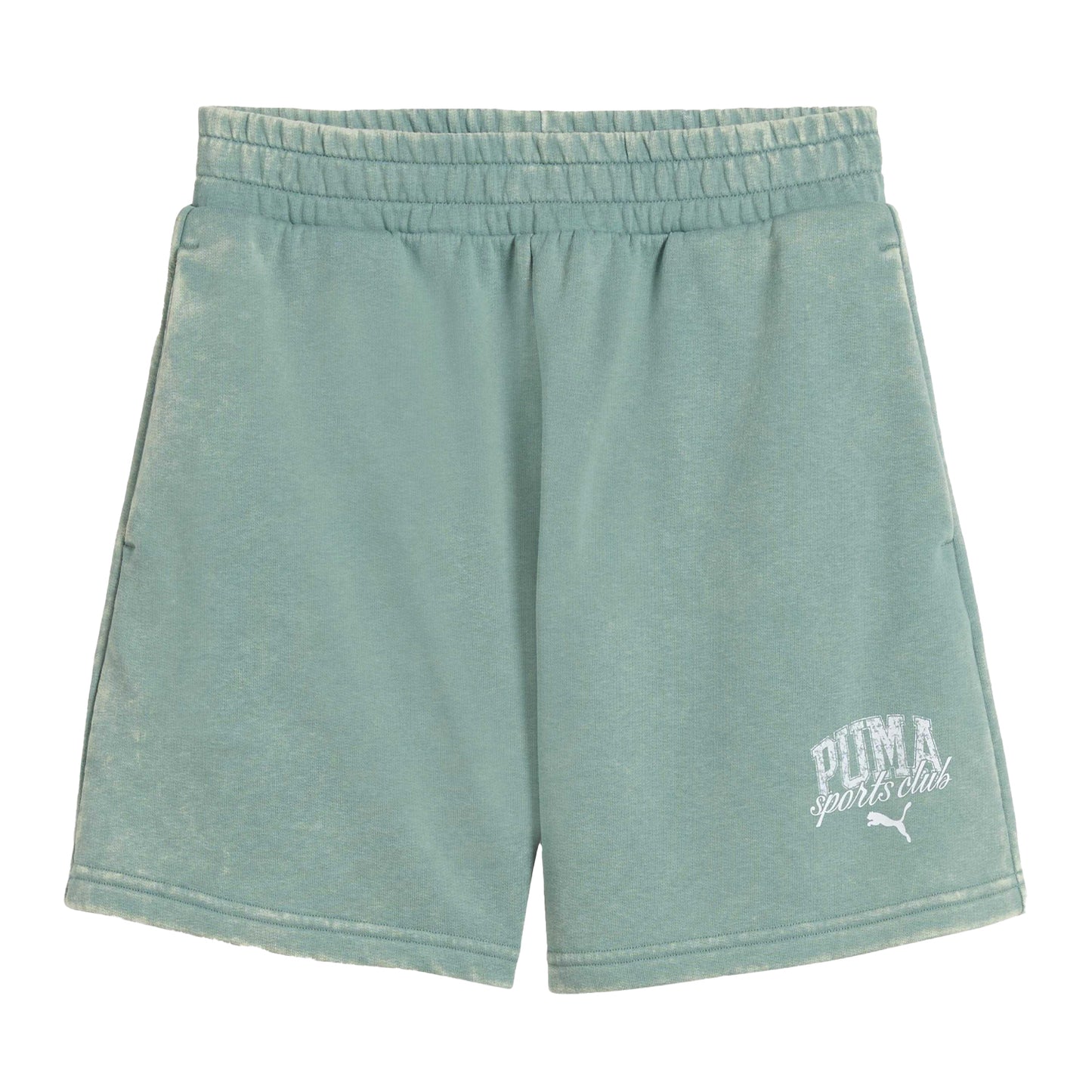 Green - Front - Puma Mens Washed Shorts