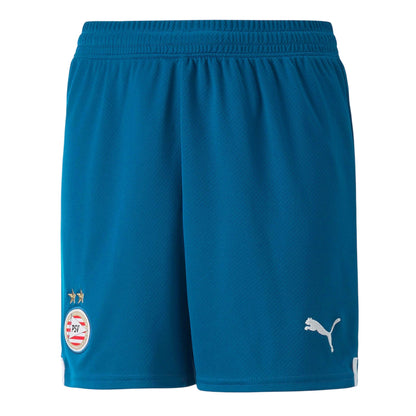Blue - Front - Puma Childrens-Kids PSV Eindhoven FC Replica Shorts