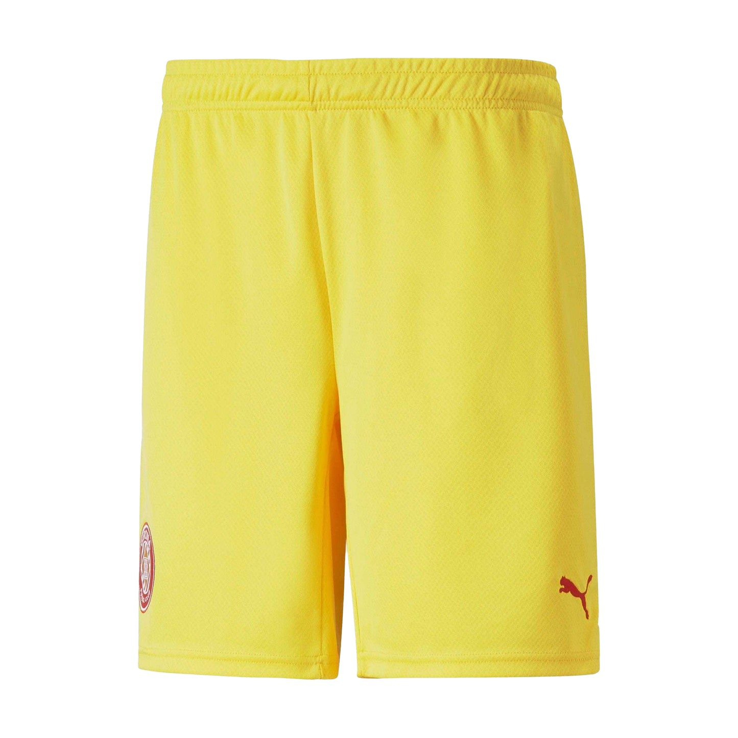 Yellow - Front - Puma Mens Girona Fc Replica Shorts