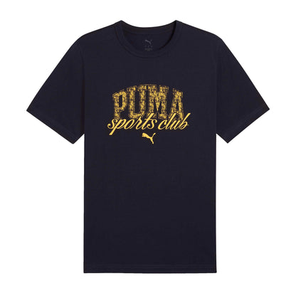 Navy - Front - Puma Unisex Adult Class Graphic Print T-Shirt