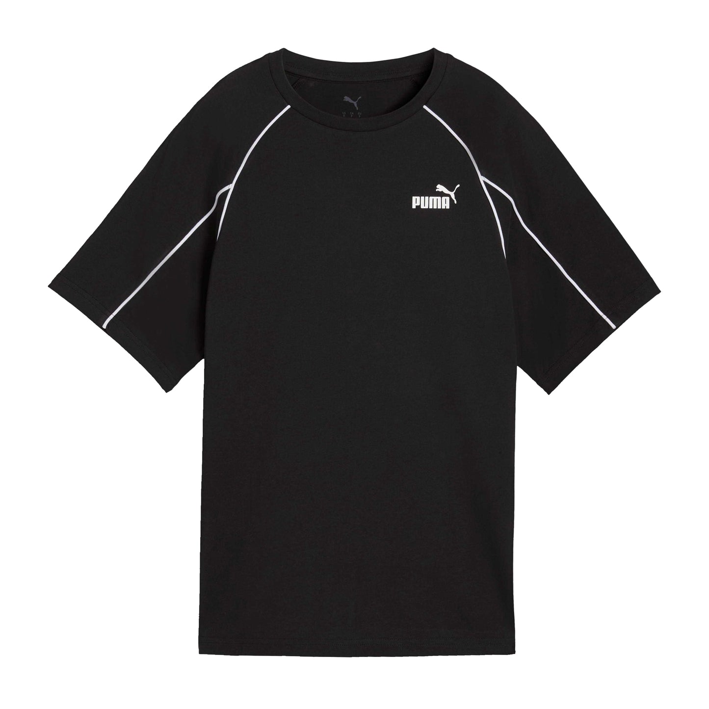 Black - Front - Puma Unisex Adult Relaxed Fit Sport T-Shirt