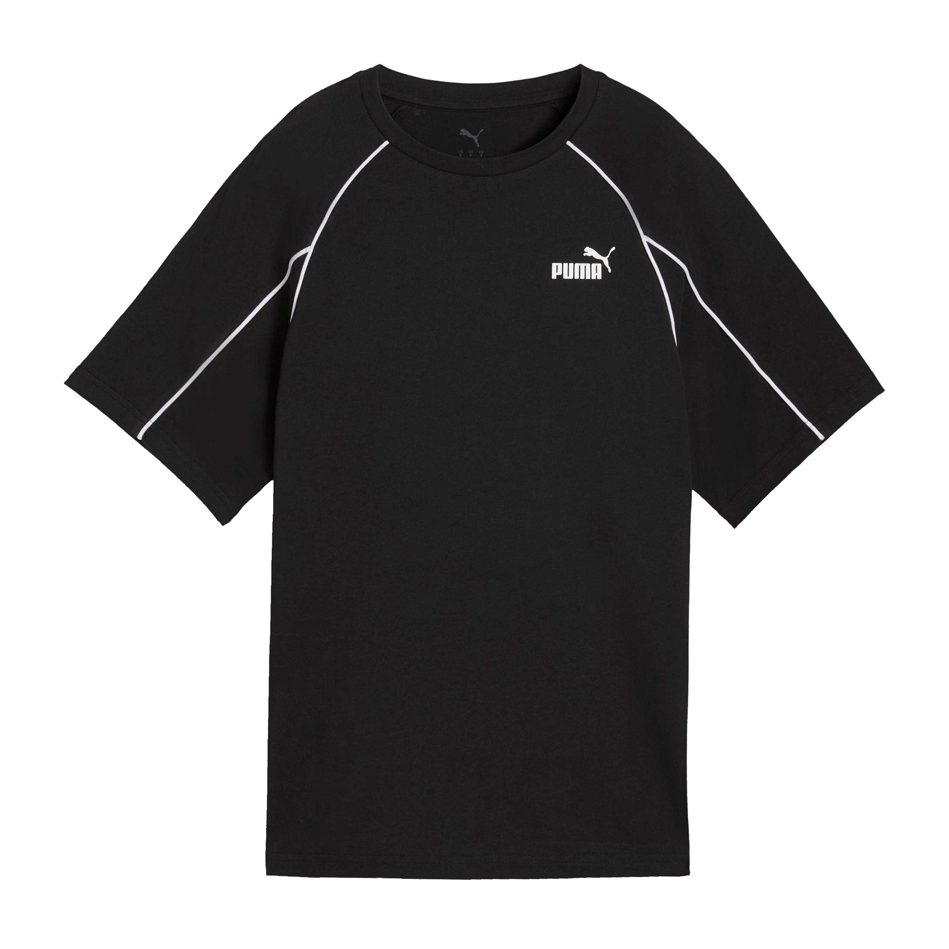 Black - Front - Puma Unisex Adult Relaxed Fit Sport T-Shirt
