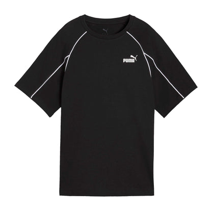 Black - Front - Puma Unisex Adult Relaxed Fit Sport T-Shirt