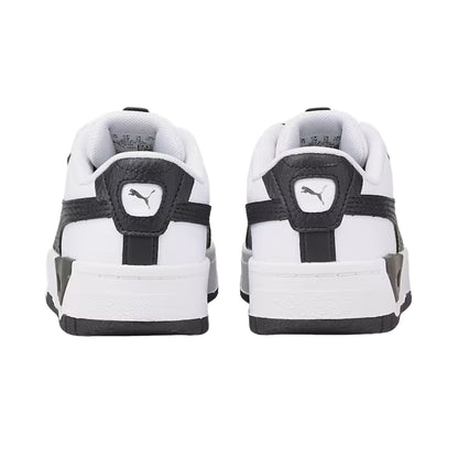 White-Black - Back - Puma Childrens-Kids Cali Dream Leather Trainers