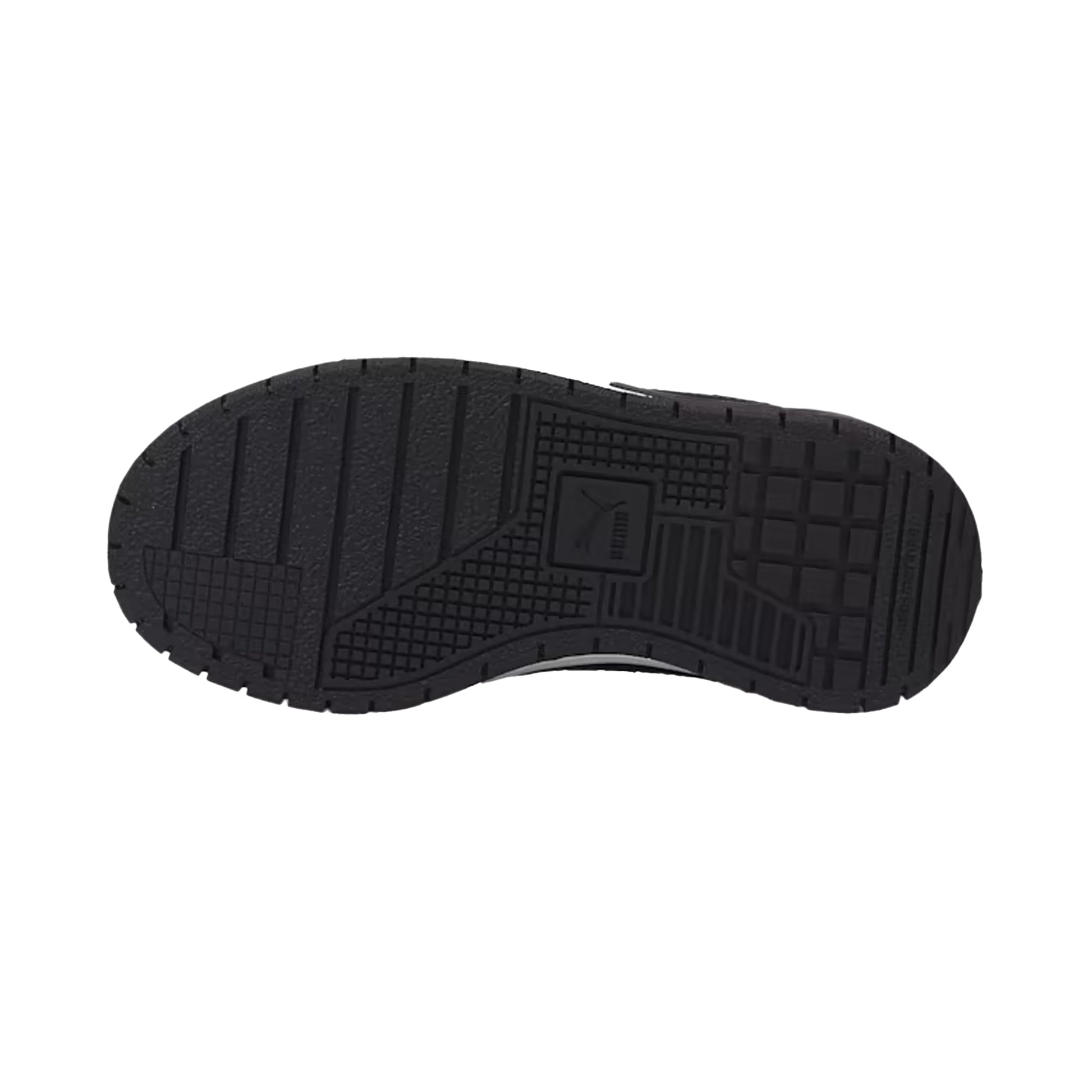 White-Black - Pack Shot - Puma Childrens-Kids Cali Dream Leather Trainers