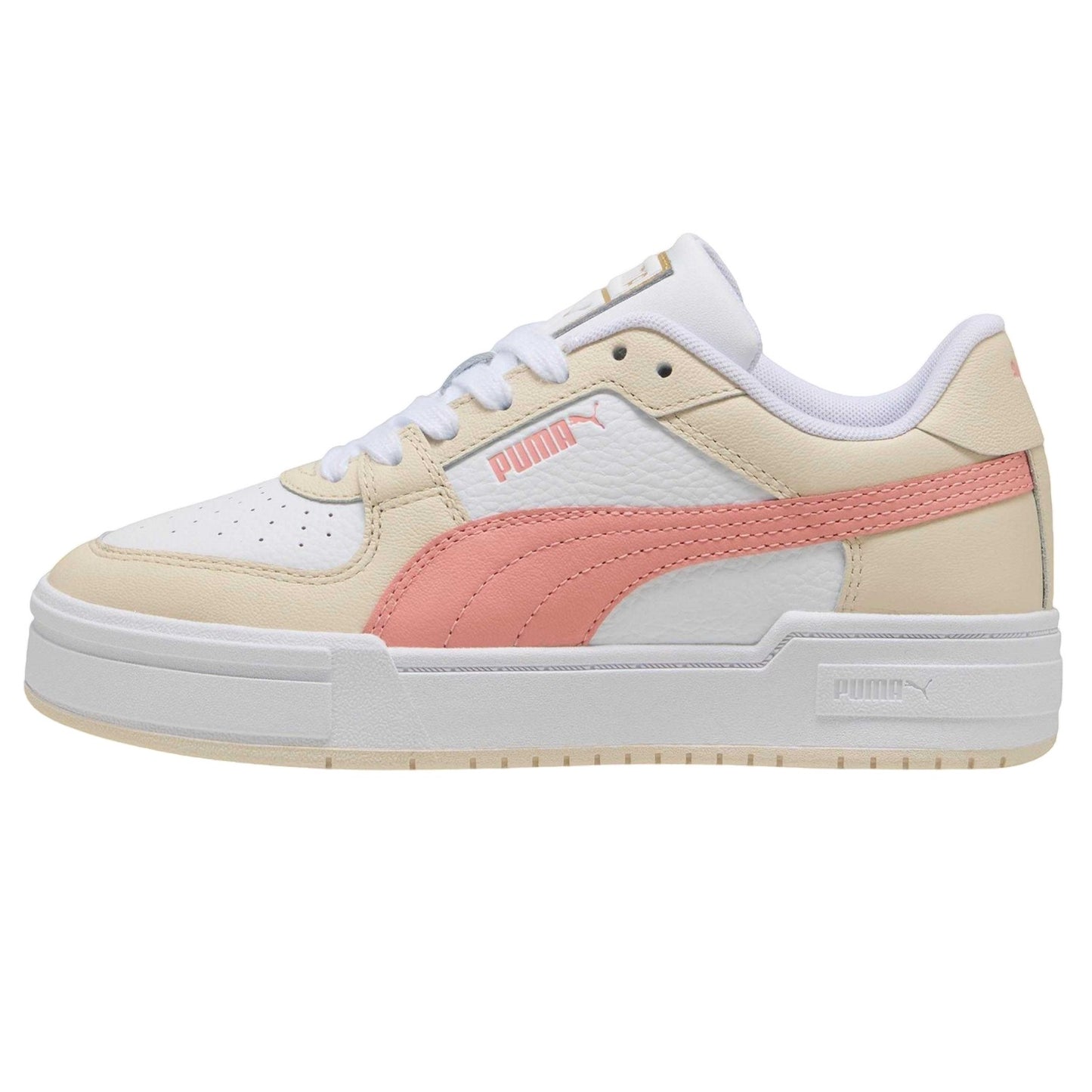 White-Pink - Back - Puma Mens CA Pro Classic II Leather Trainers
