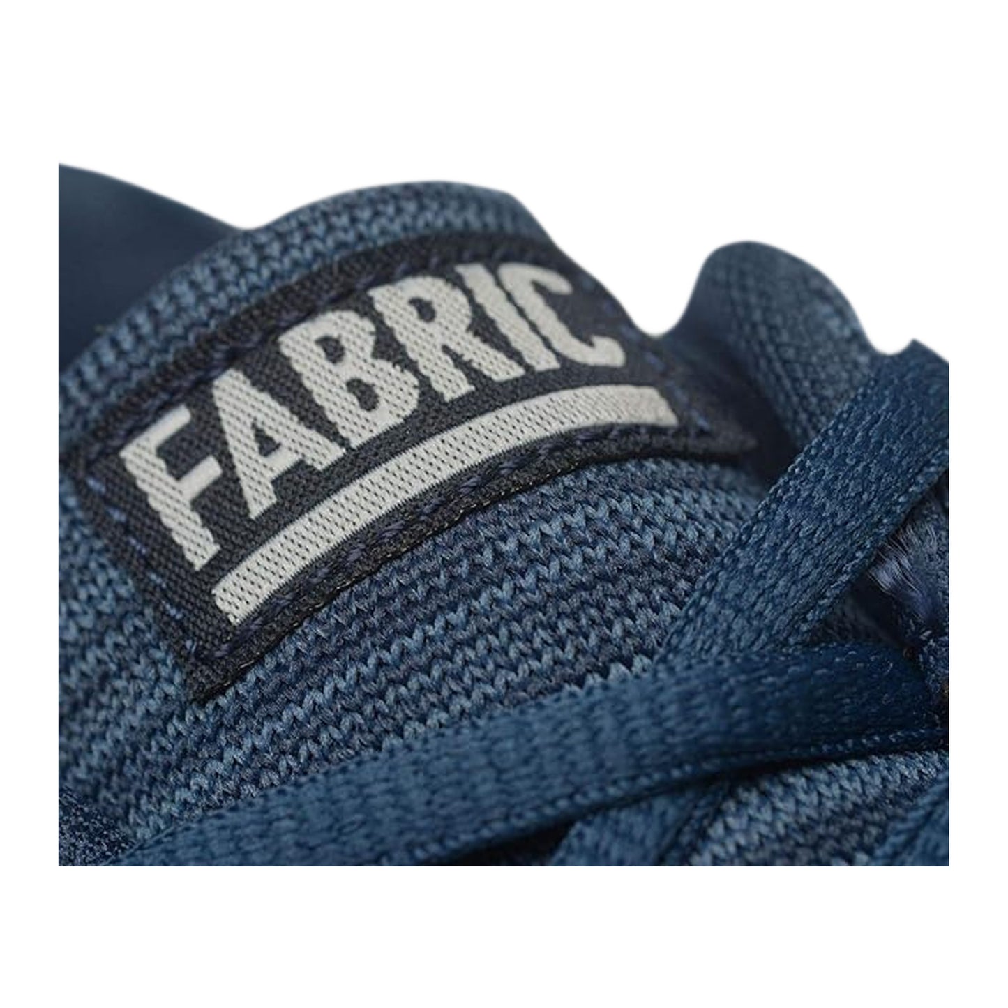 Blue - Side - Fabric Mens Flyer Woven Stripes Trainers