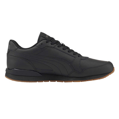 Black - Front - Puma Womens-Ladies St Runner V3 Leather Trainers